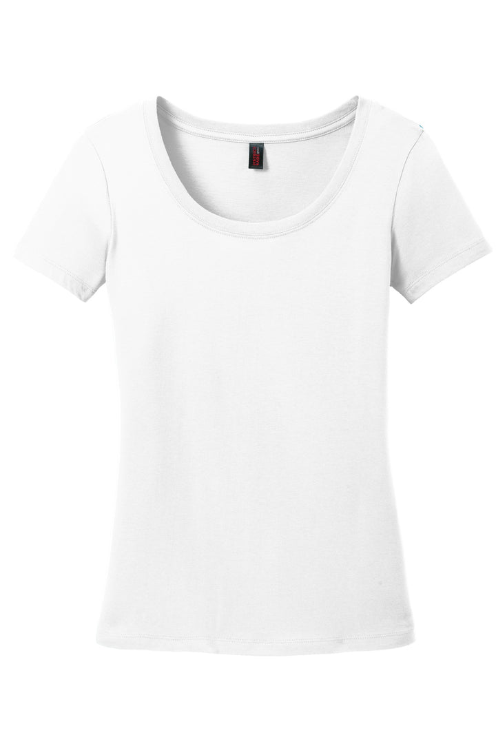 District Women's Perfect Weight Scoop Tee. DM106L District