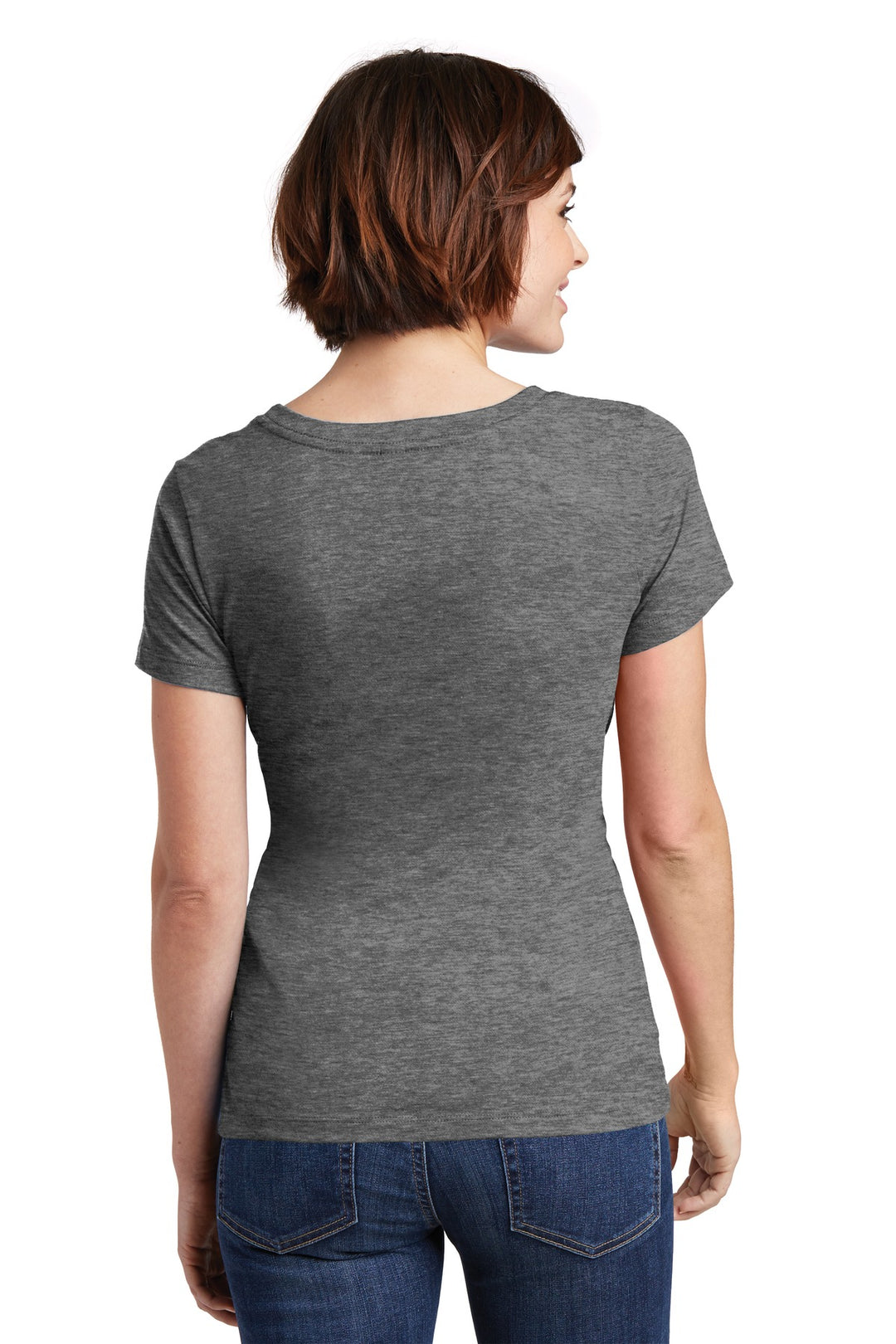 District Women's Perfect Weight Scoop Tee. DM106L District