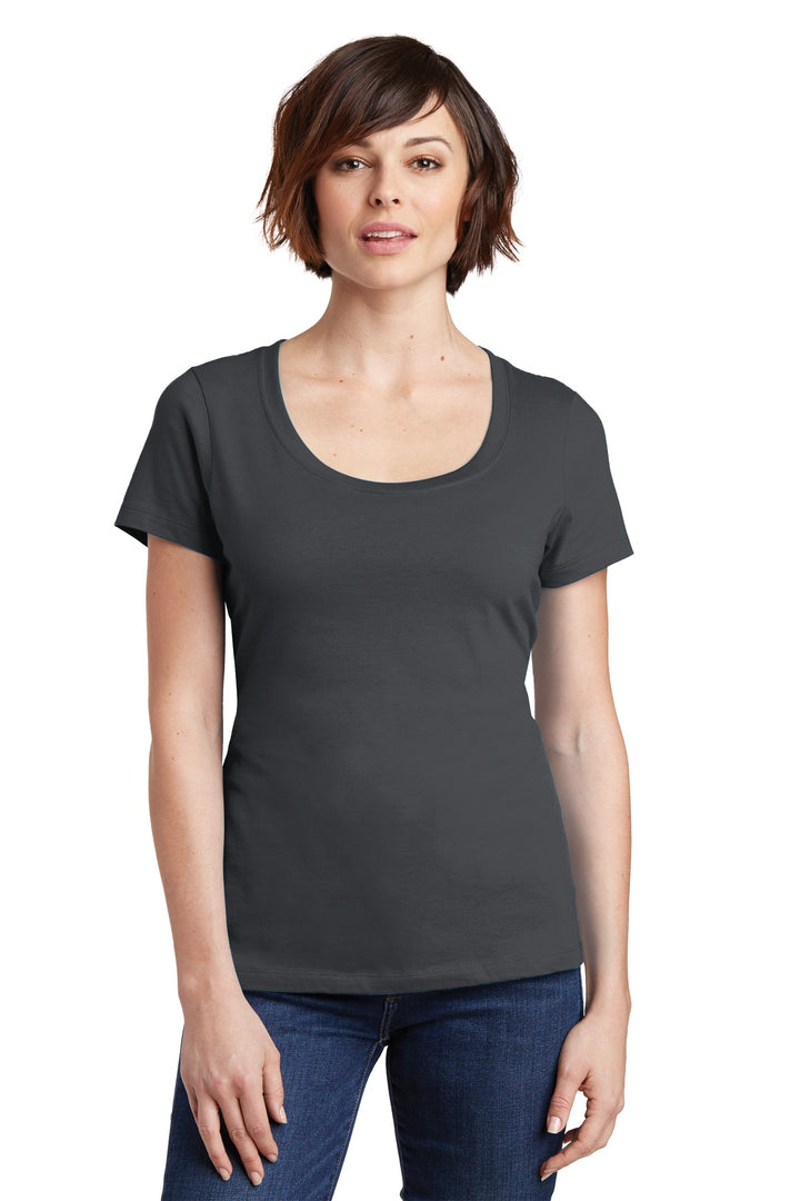 District Women's Perfect Weight Scoop Tee. DM106L District