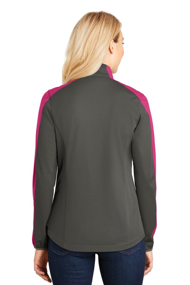 Port Authority Ladies Active Colorblock Soft Shell Jacket. L718