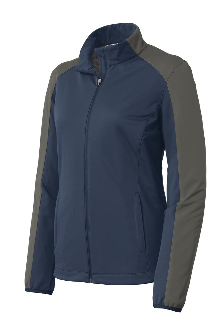 Port Authority Ladies Active Colorblock Soft Shell Jacket. L718