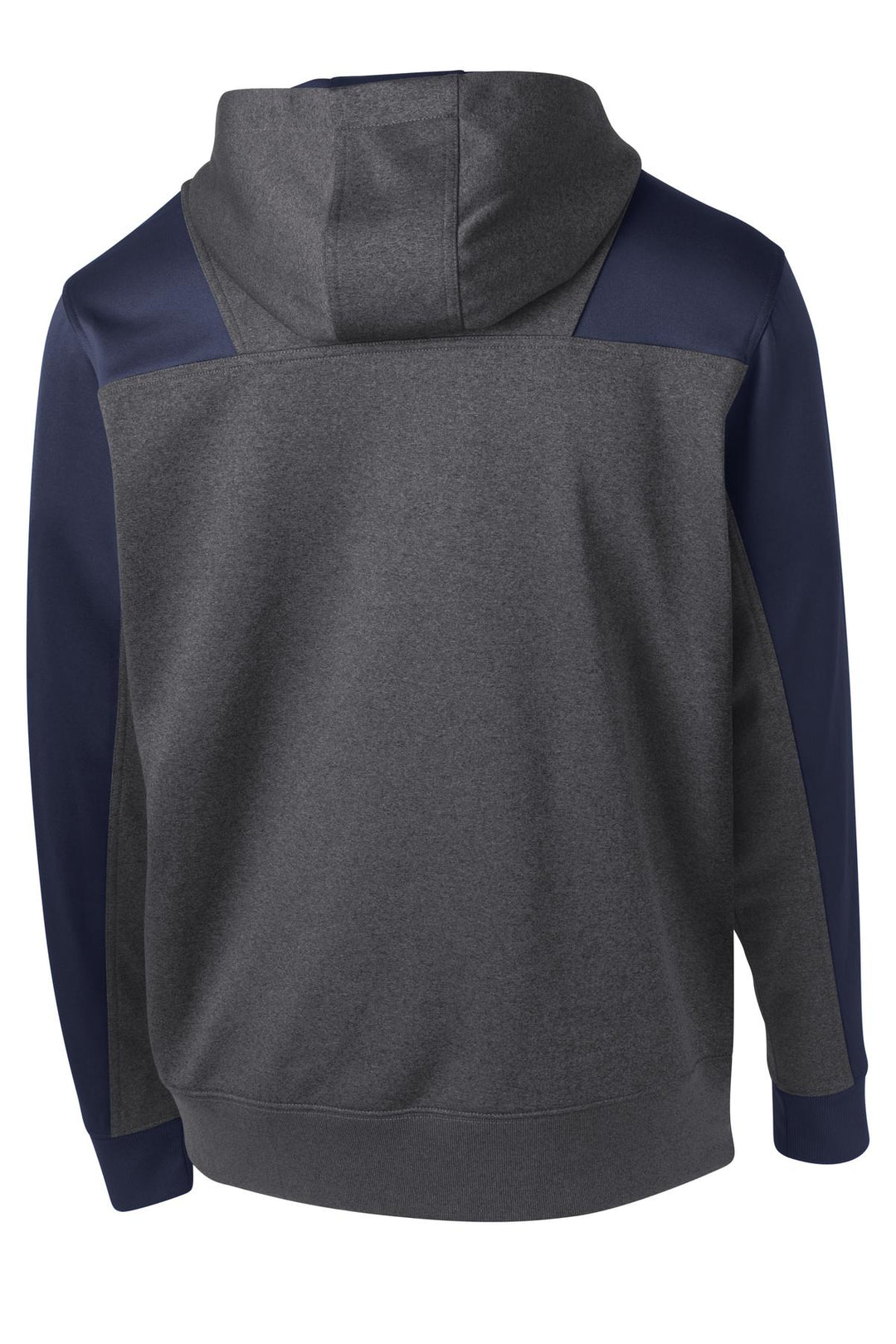 Sport-Tek Men's Tech Fleece Colorblock 1/4-Zip Hooded Sweatshirt