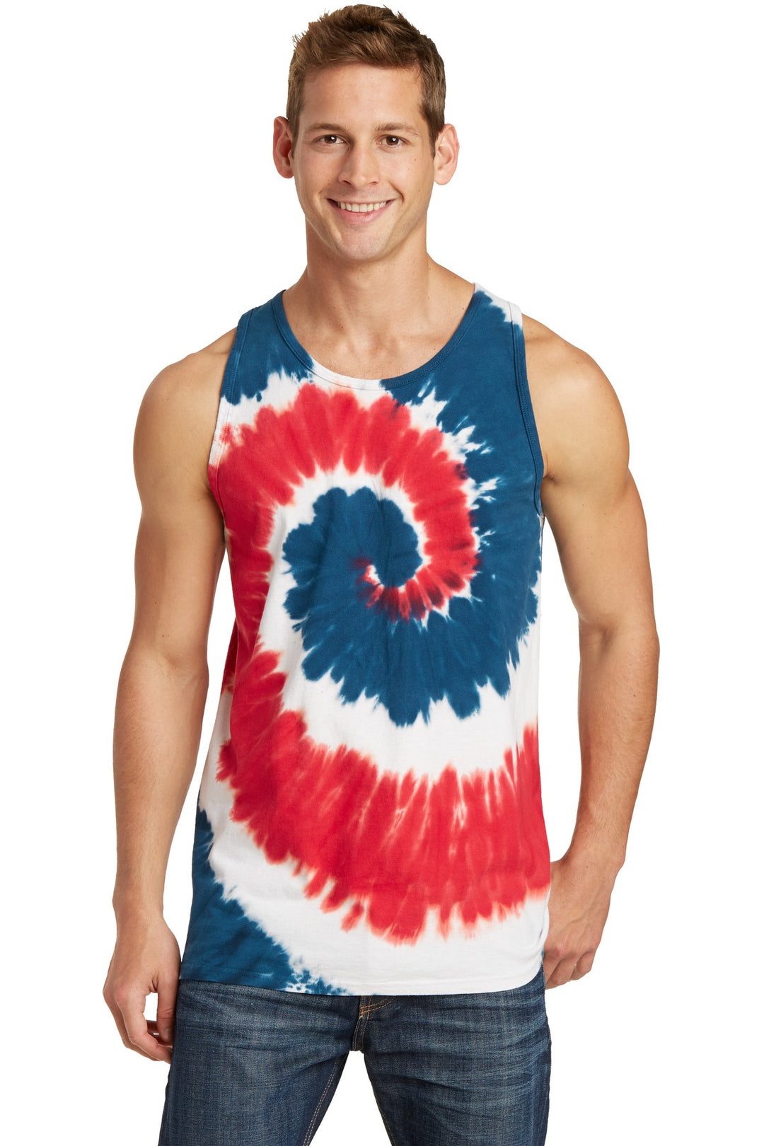 Port & Company Men's Tie-Dye Tank Top Port & Company