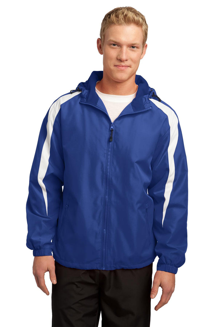 Sport-Tek Men's Fleece-Lined Colorblock Jacket