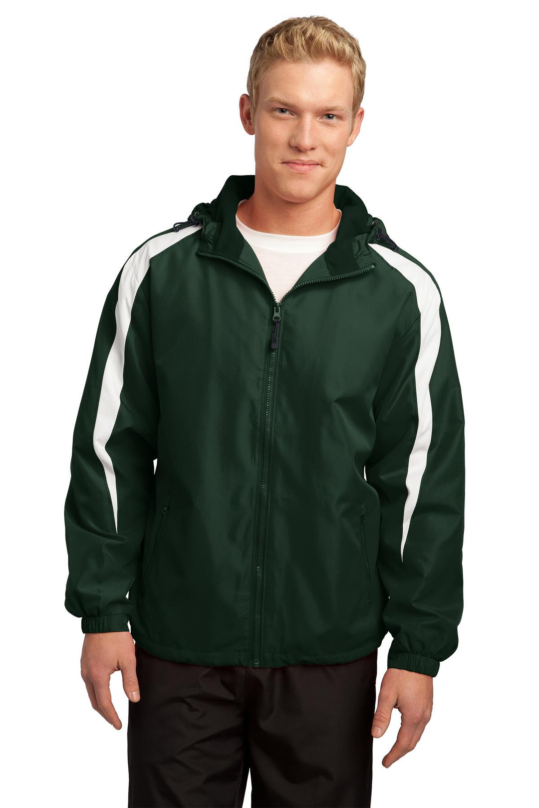 Sport-Tek Men's Fleece-Lined Colorblock Jacket