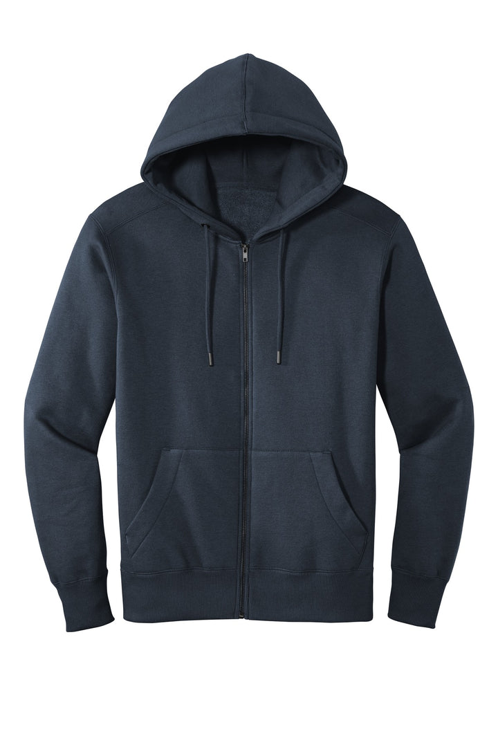 District Perfect Weight Fleece Full-Zip Hoodie DT1103 District