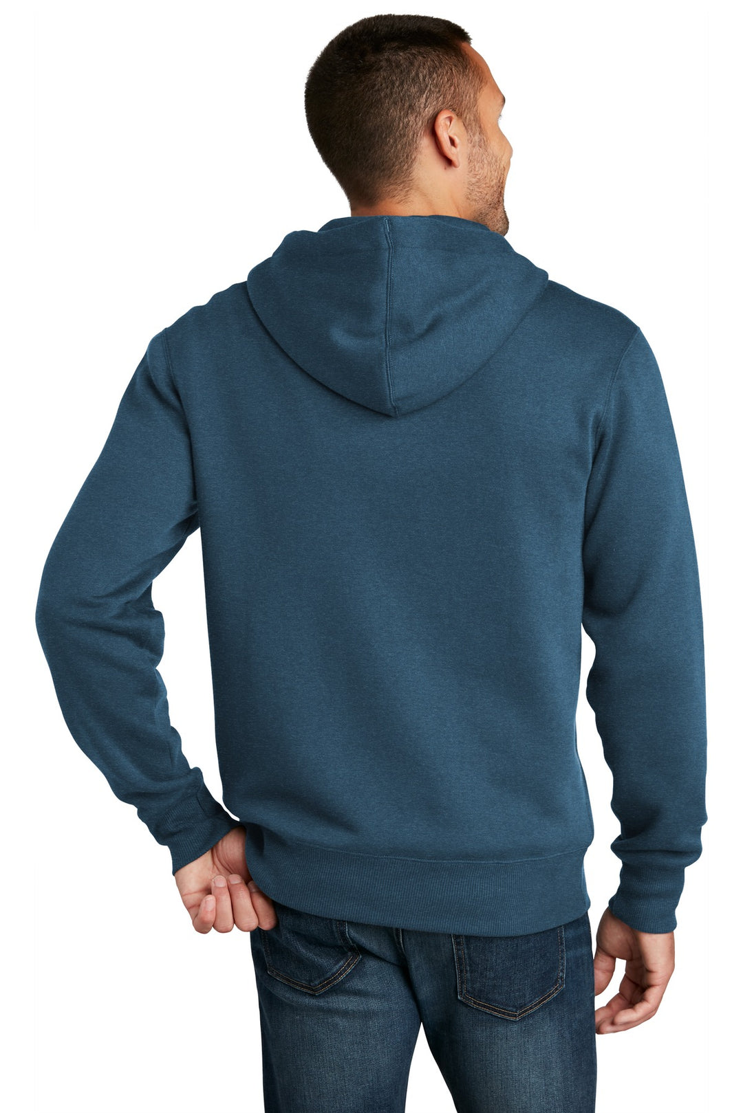 District Perfect Weight Fleece Full-Zip Hoodie DT1103 District