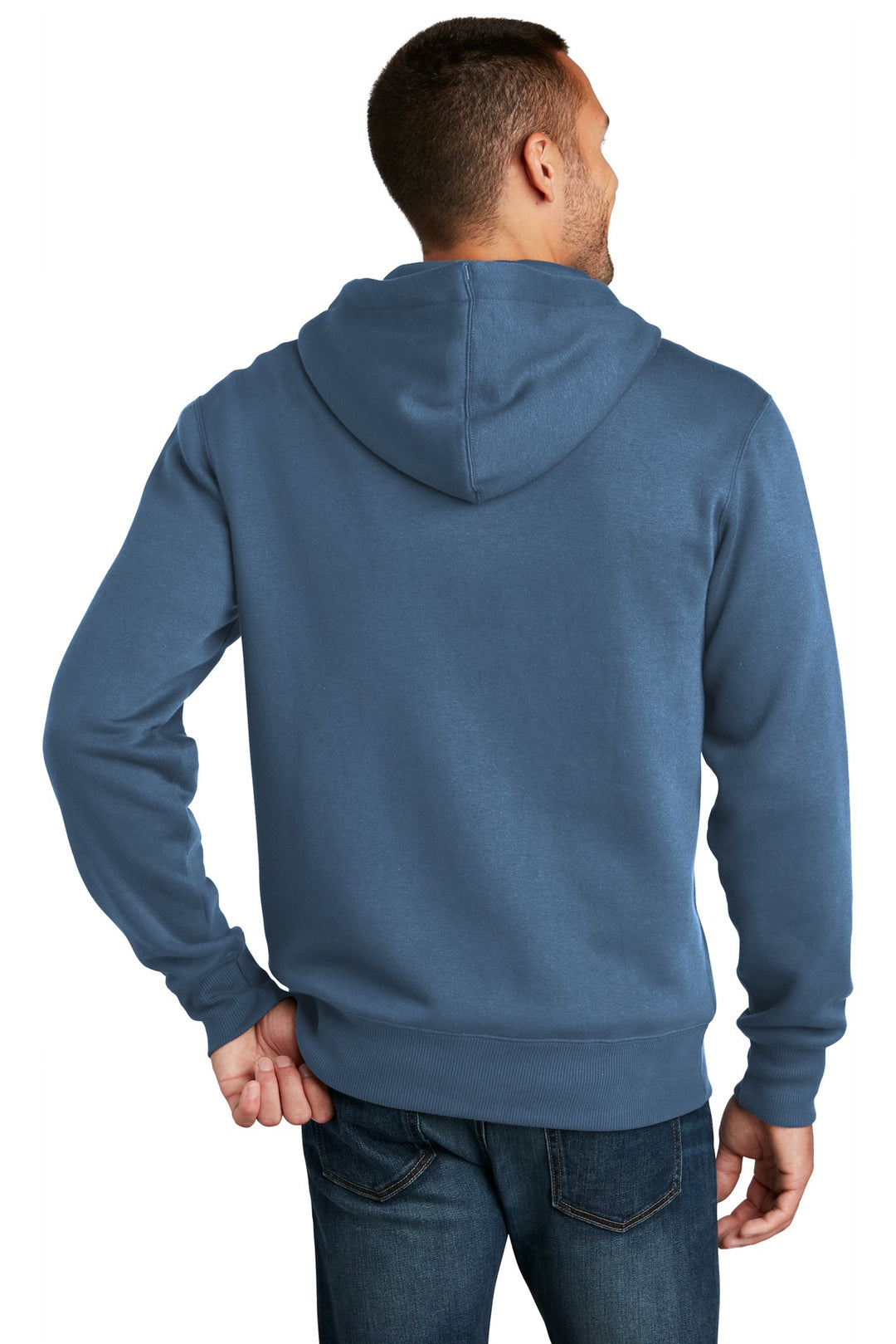 District Perfect Weight Fleece Full-Zip Hoodie DT1103 District