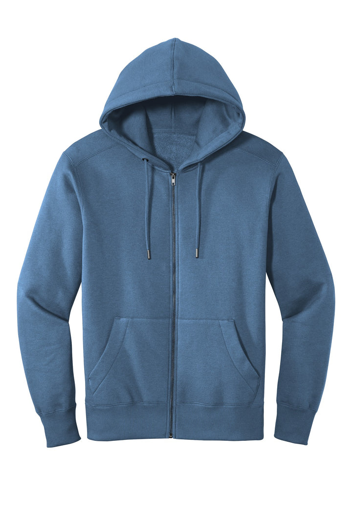 District Perfect Weight Fleece Full-Zip Hoodie DT1103 District