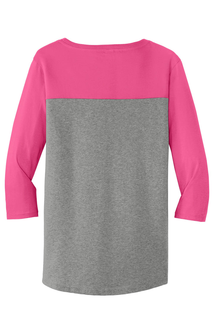 District Women's Rally 3/4-Sleeve Tee. DT2700 District