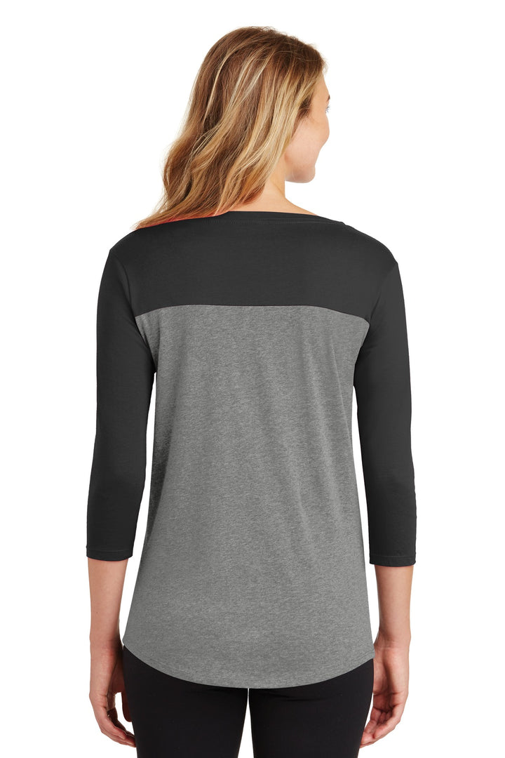 District Women's Rally 3/4-Sleeve Tee. DT2700 District