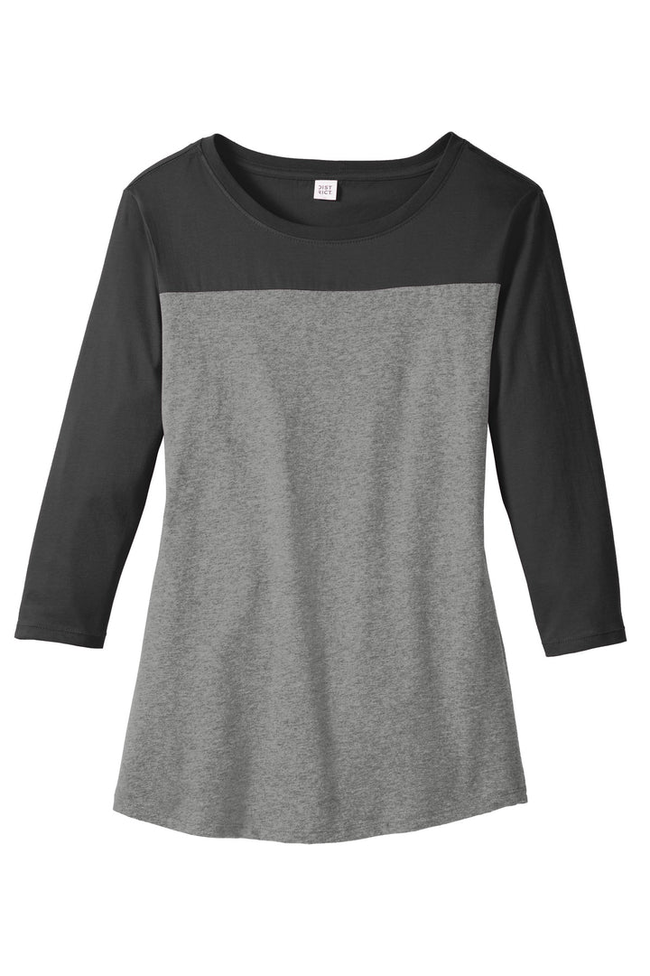 District Women's Rally 3/4-Sleeve Tee. DT2700 District