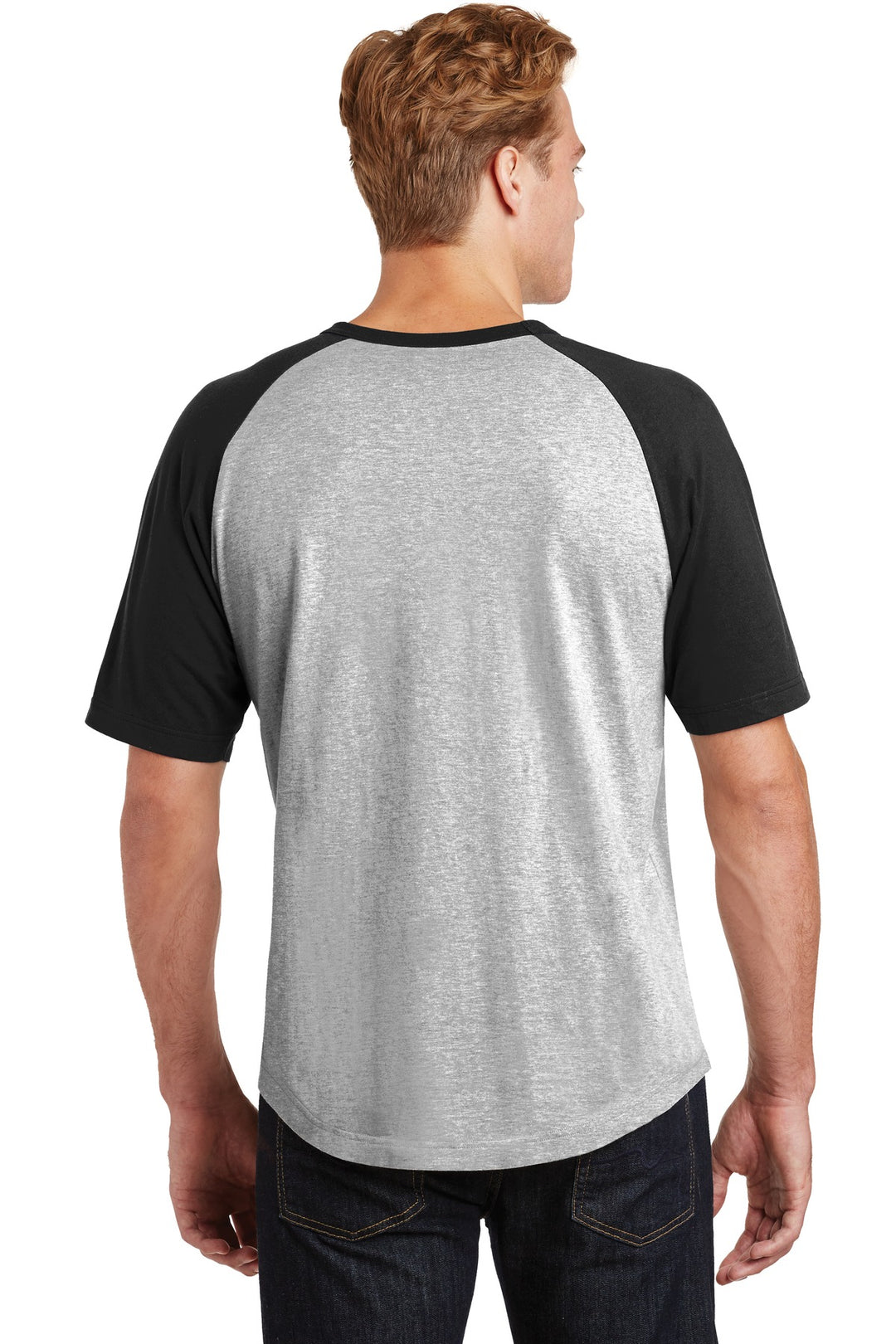 Sport-Tek Men's Short Sleeve Colorblock Raglan Jersey