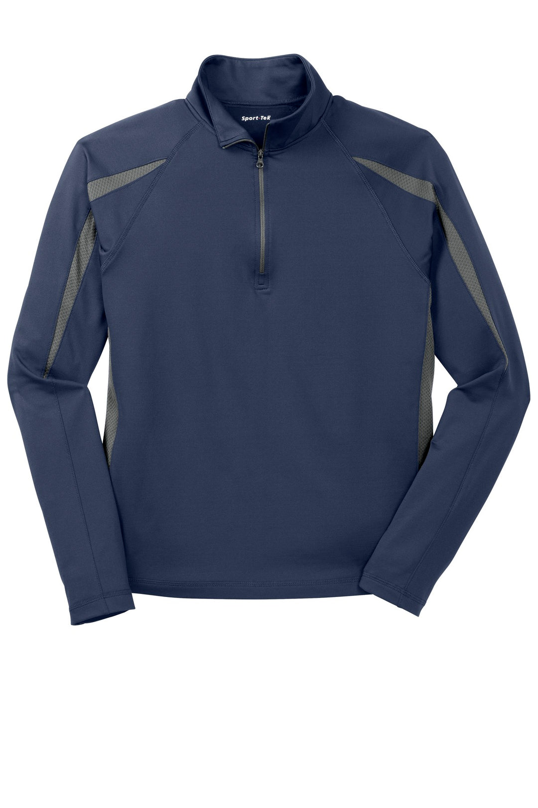 Sport-Tek Men's Sport-Wick Stretch 1/2-Zip Colorblock Pullover