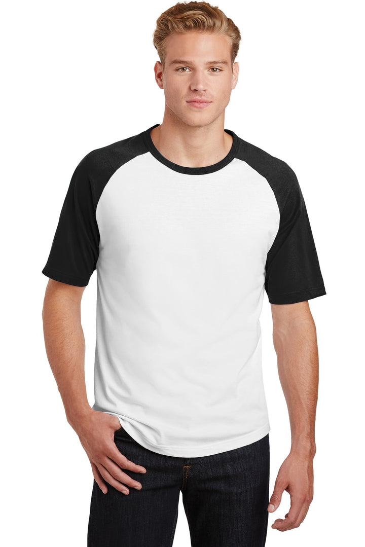 Sport-Tek Men's Short Sleeve Colorblock Raglan Jersey