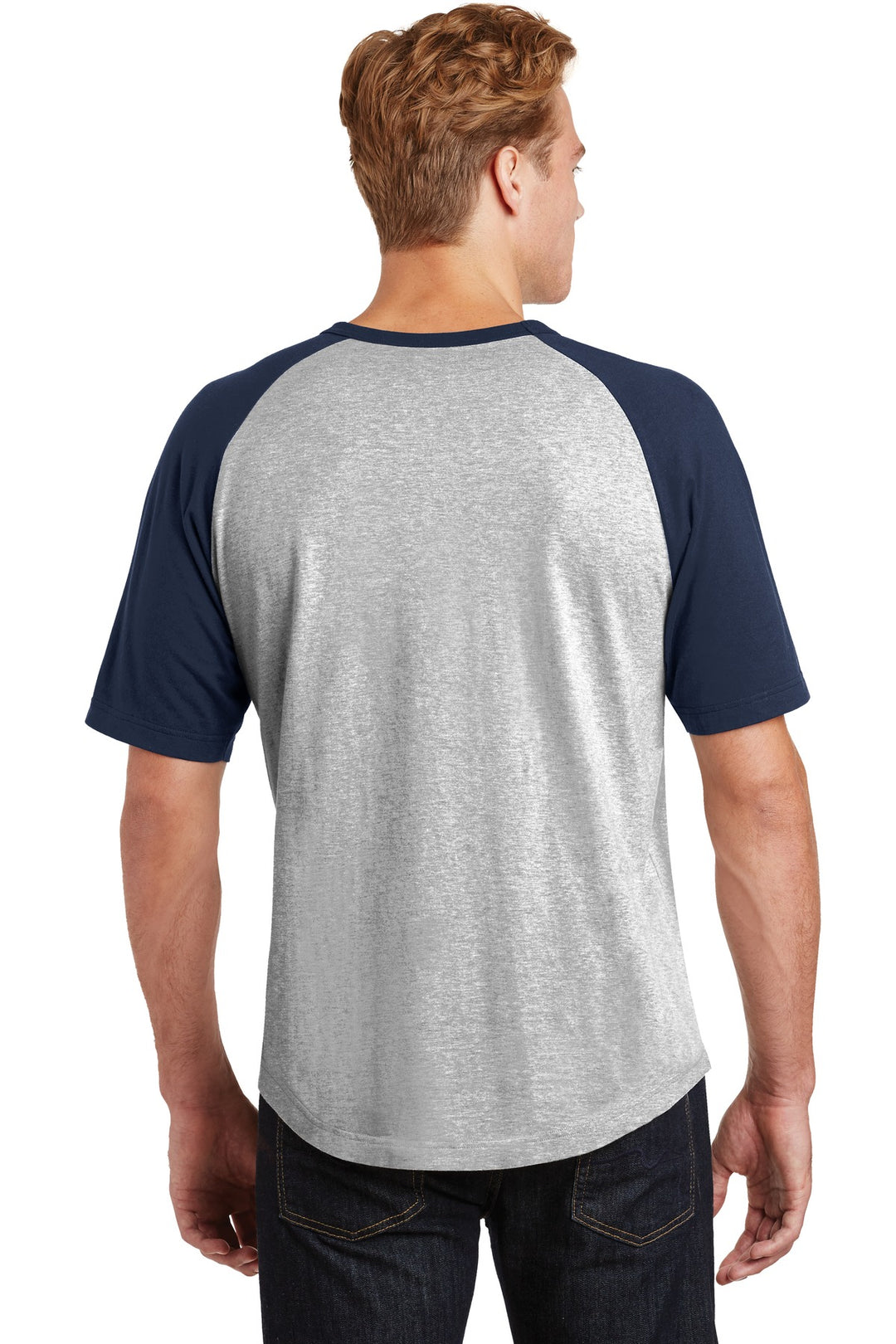 Sport-Tek Men's Short Sleeve Colorblock Raglan Jersey