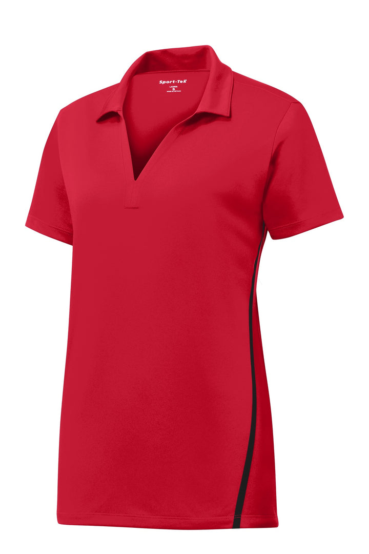 Sport-Tek Women's Contrast PosiCharge Tough Polo. LST620