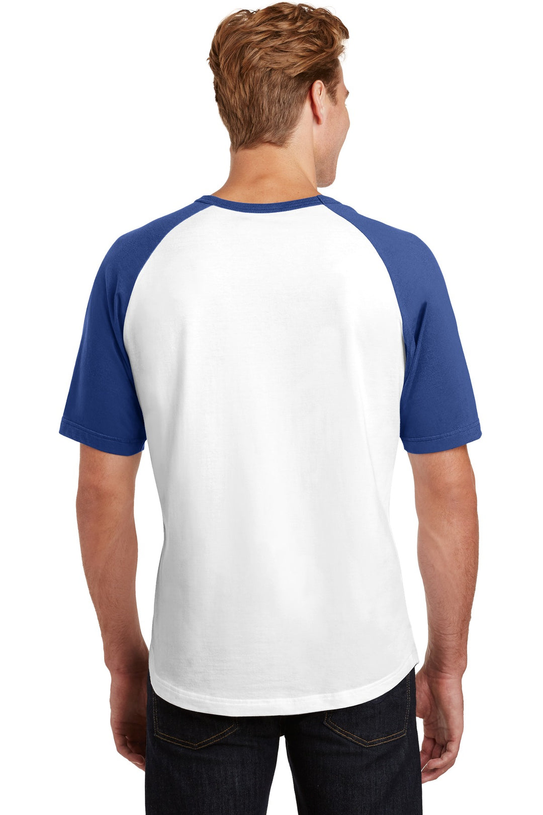 Sport-Tek Men's Short Sleeve Colorblock Raglan Jersey