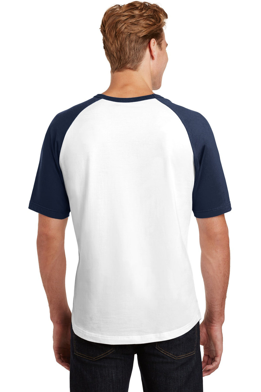 Sport-Tek Men's Short Sleeve Colorblock Raglan Jersey