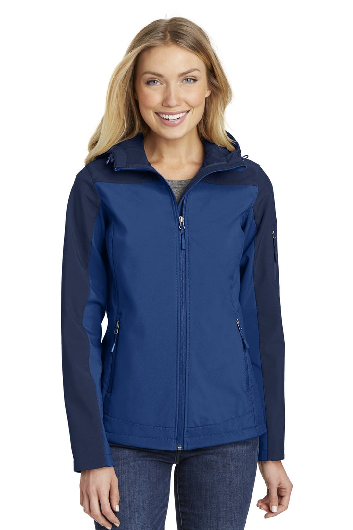 Port Authority Ladies Hooded Core Soft Shell Jacket. L335