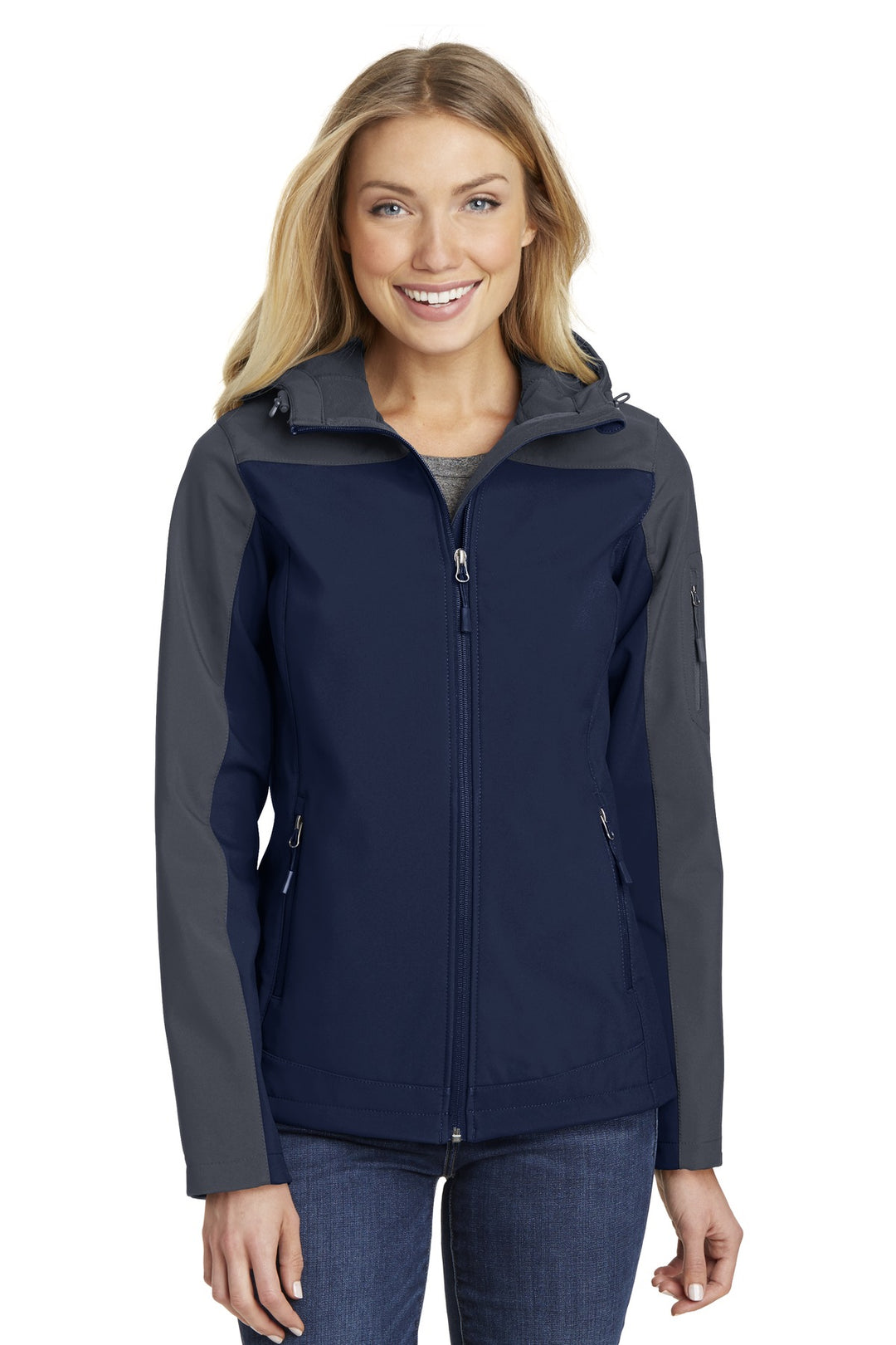 Port Authority Ladies Hooded Core Soft Shell Jacket. L335