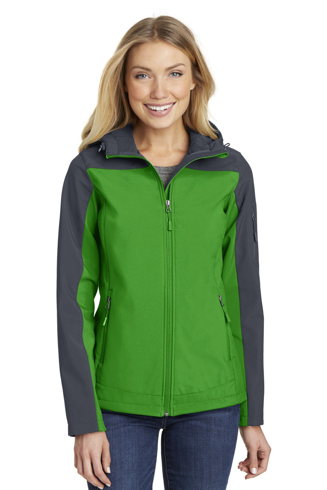 Port Authority Ladies Hooded Core Soft Shell Jacket. L335