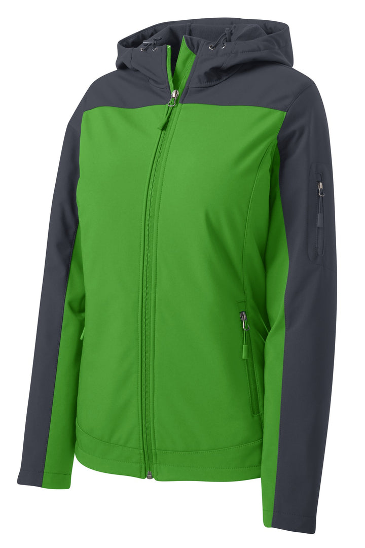 Port Authority Ladies Hooded Core Soft Shell Jacket. L335