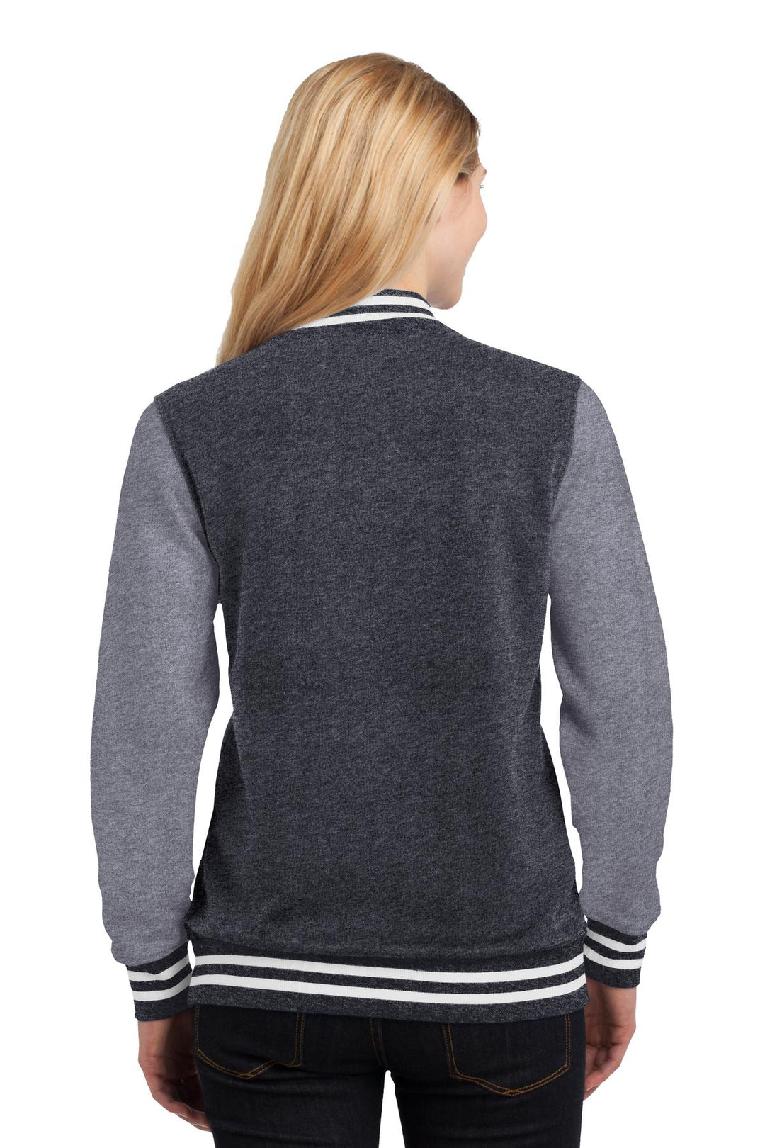 Sport-Tek Women's Fleece Letterman Jacket