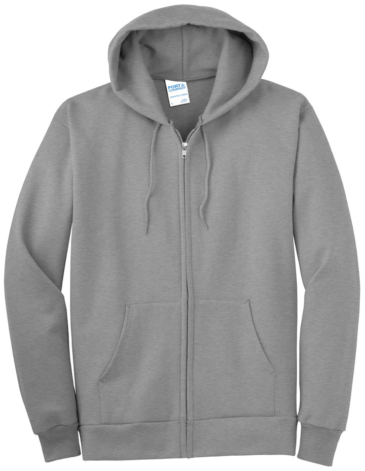 Port & Company - Men's Tall Essential Fleece Full-Zip Hooded Sweatshirt Port & Company