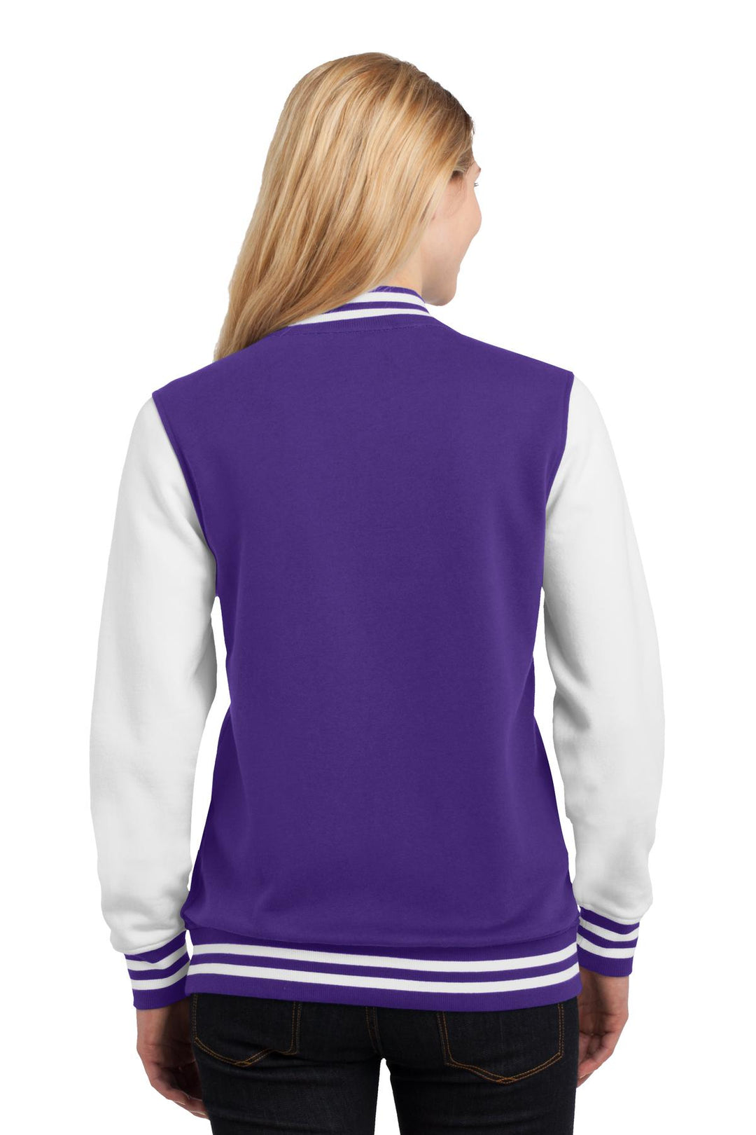 Sport-Tek Women's Fleece Letterman Jacket