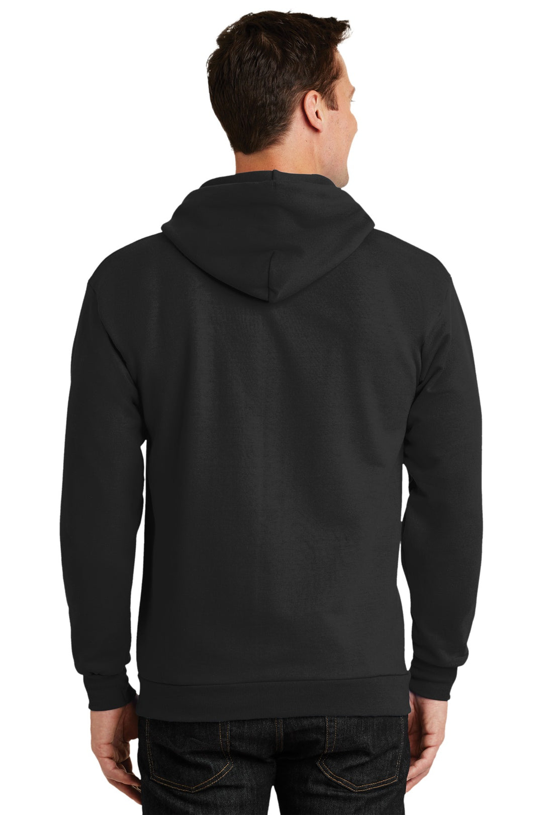 Port & Company - Men's Tall Essential Fleece Full-Zip Hooded Sweatshirt Port & Company