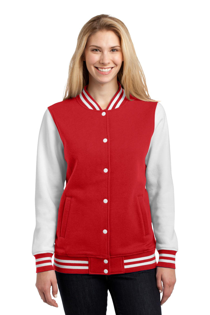 Sport-Tek Women's Fleece Letterman Jacket