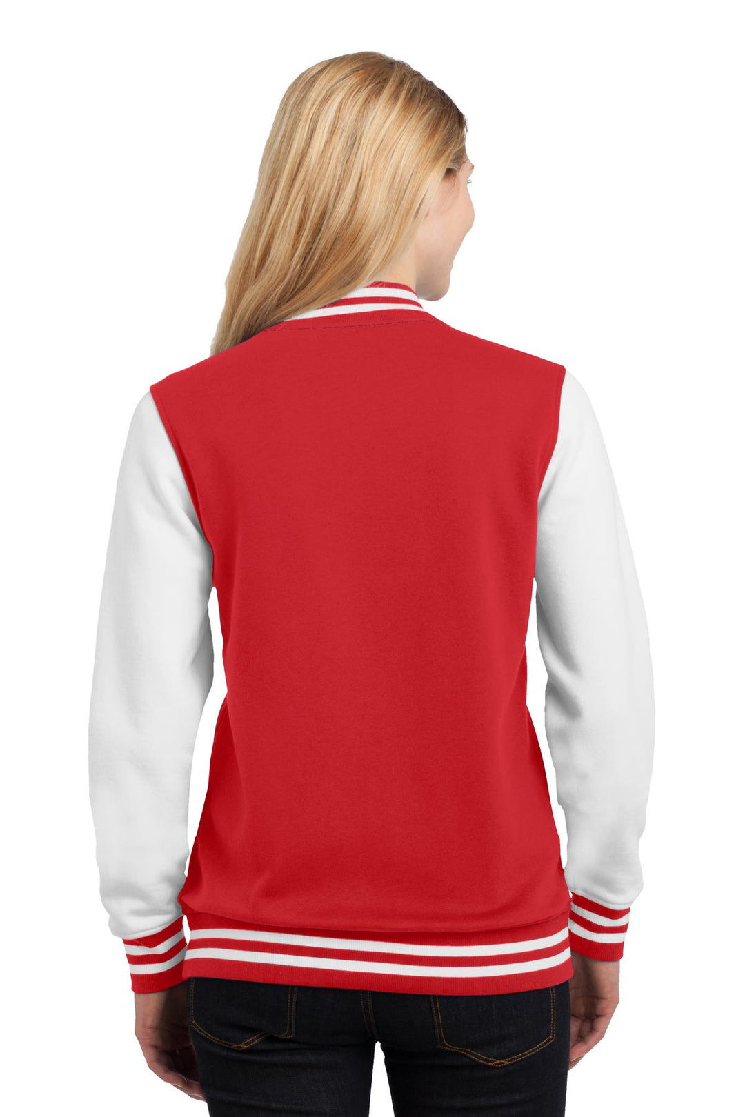 Sport-Tek Women's Fleece Letterman Jacket