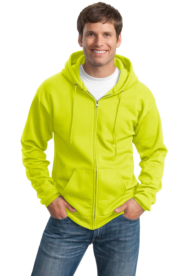 Port & Company - Men's Tall Essential Fleece Full-Zip Hooded Sweatshirt Port & Company