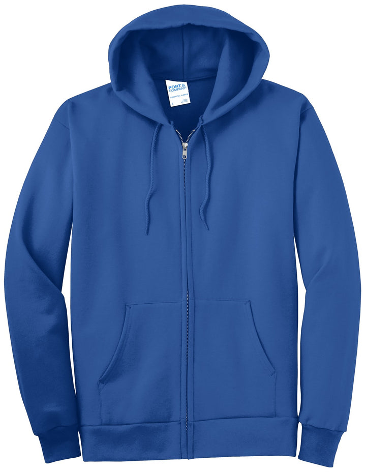 Port & Company - Men's Tall Essential Fleece Full-Zip Hooded Sweatshirt Port & Company