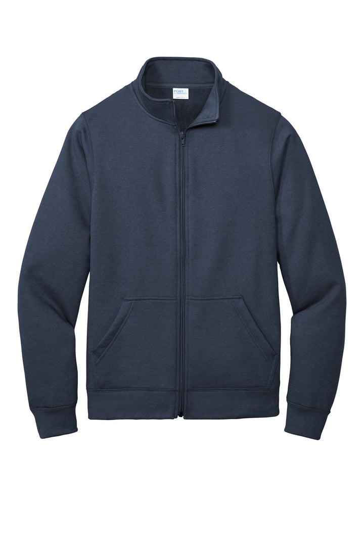 Port & Company - Men's Core Fleece Cadet Full-Zip Sweatshirt Port & Company