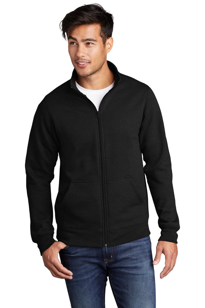 Port & Company - Men's Core Fleece Cadet Full-Zip Sweatshirt Port & Company