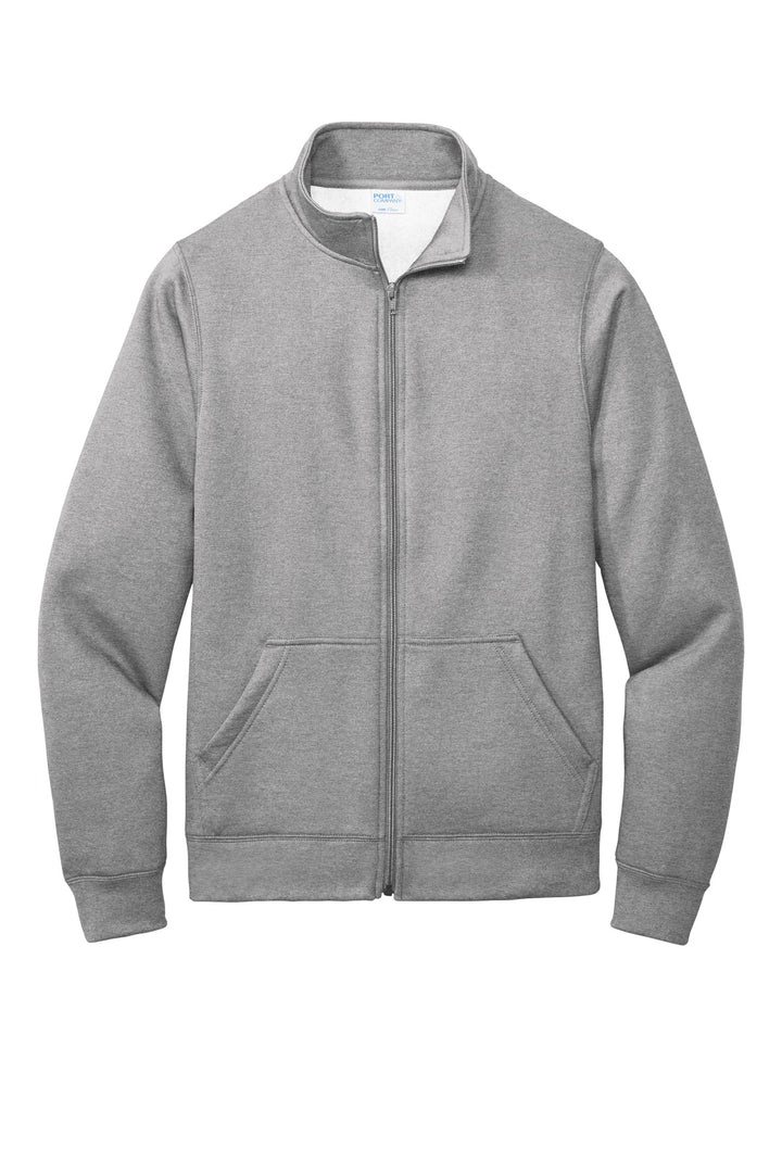 Port & Company - Men's Core Fleece Cadet Full-Zip Sweatshirt Port & Company