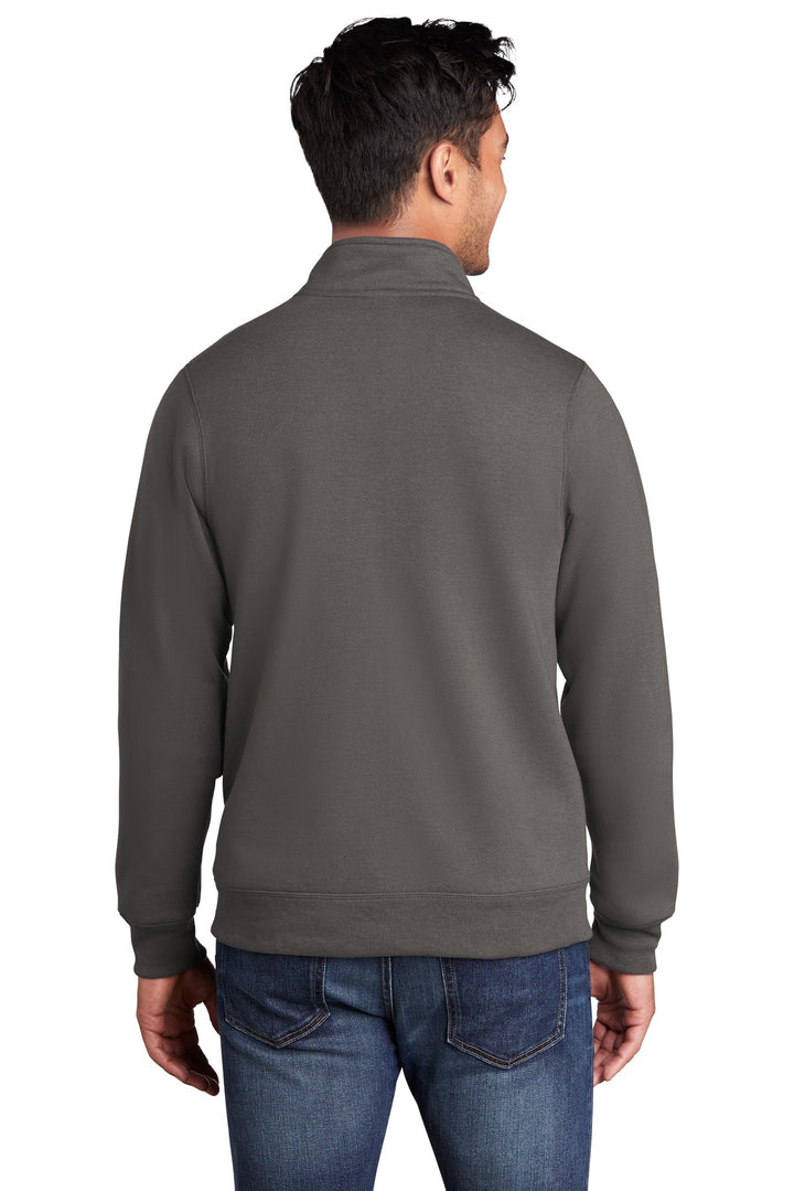 Port & Company - Men's Core Fleece Cadet Full-Zip Sweatshirt Port & Company