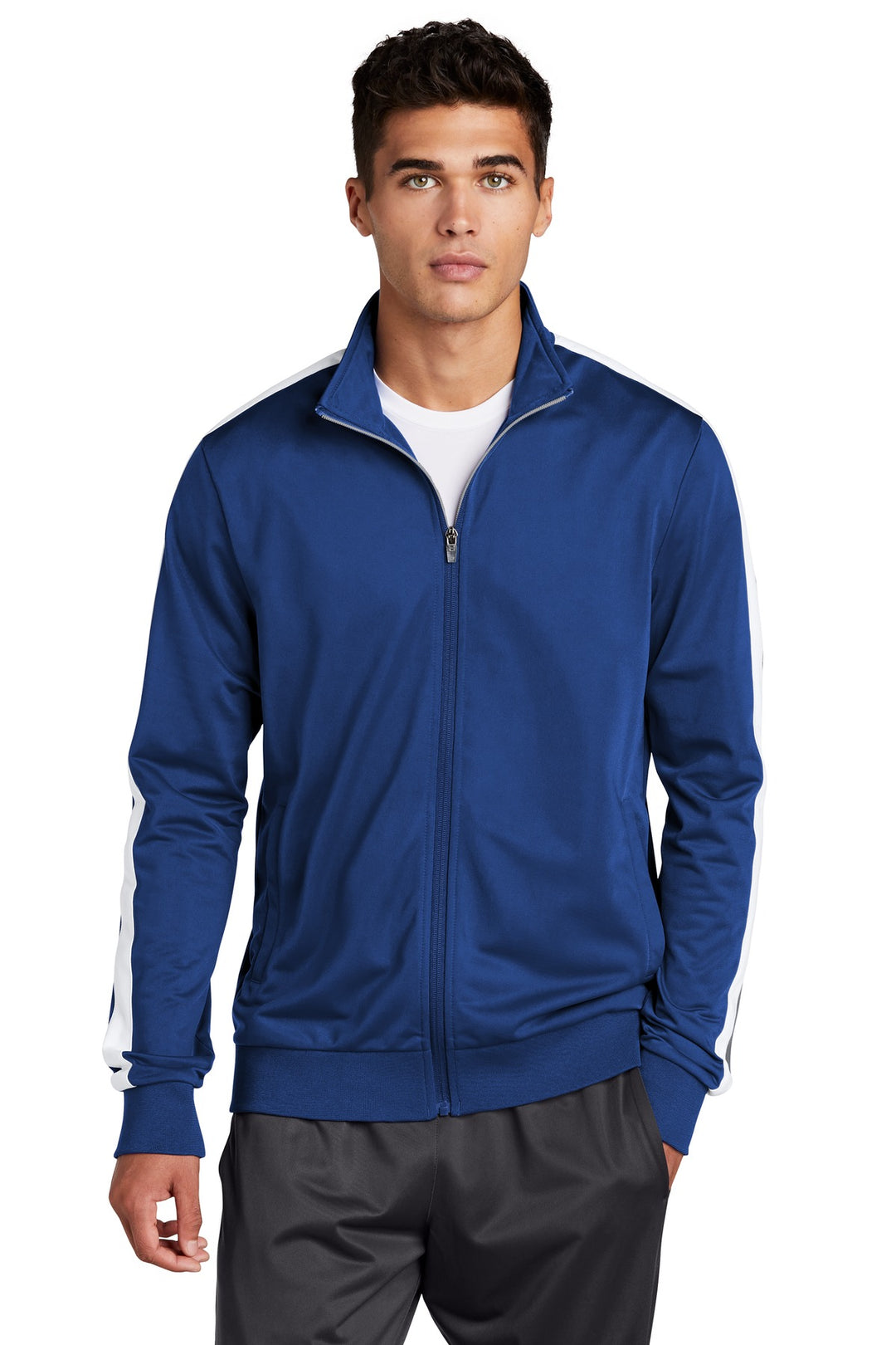 Sport-Tek Men's Tricot Track Jacket