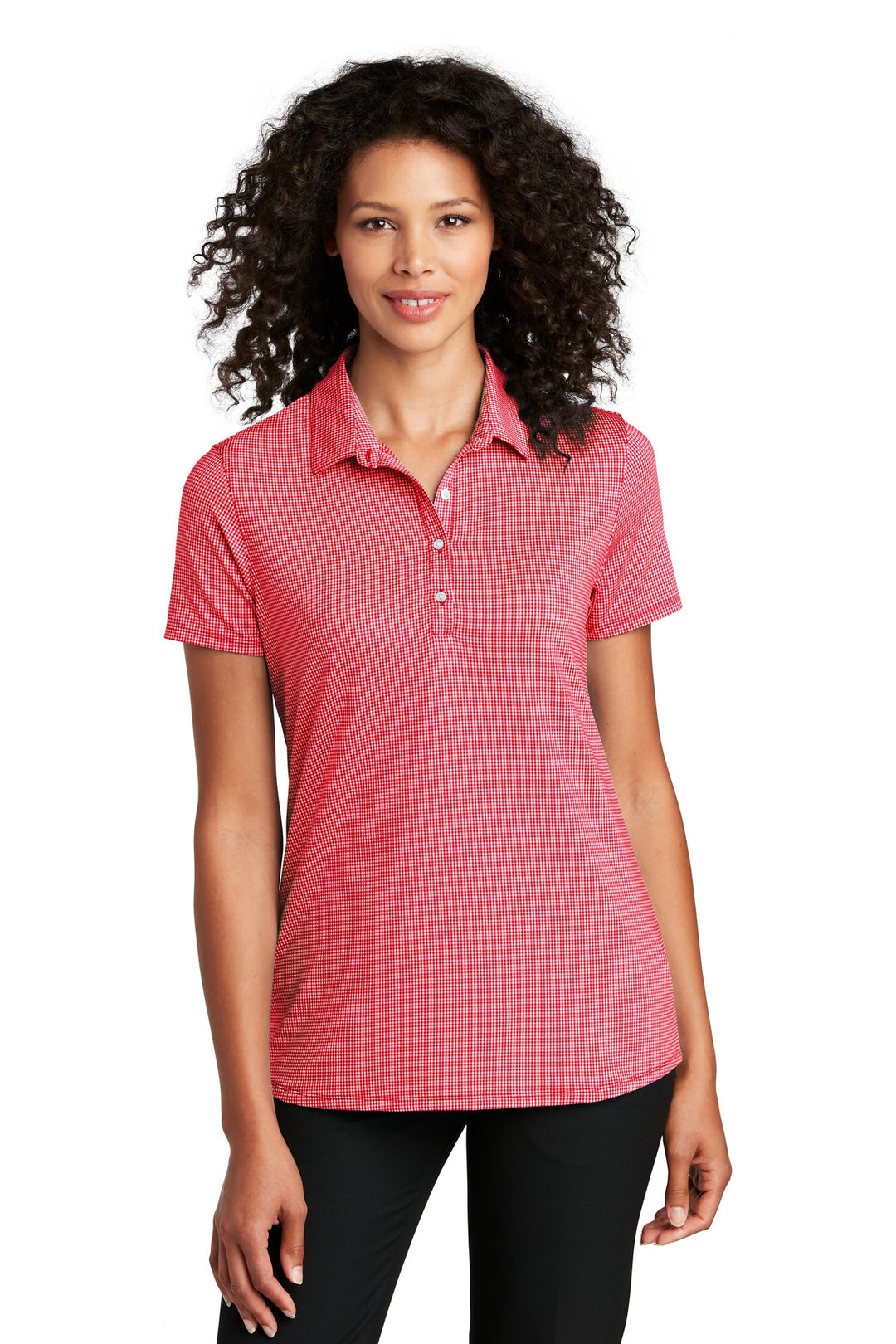 Port Authority Women's Gingham Polo LK646