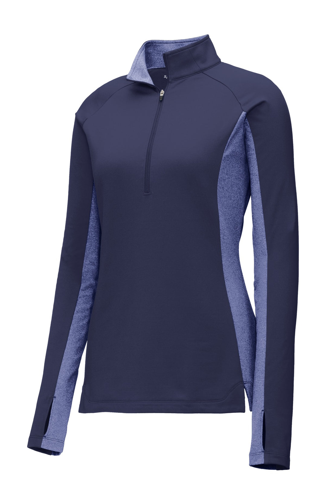 Sport-Tek Women's Sport-Wick Stretch Contrast 1/2-Zip Pullover LST854