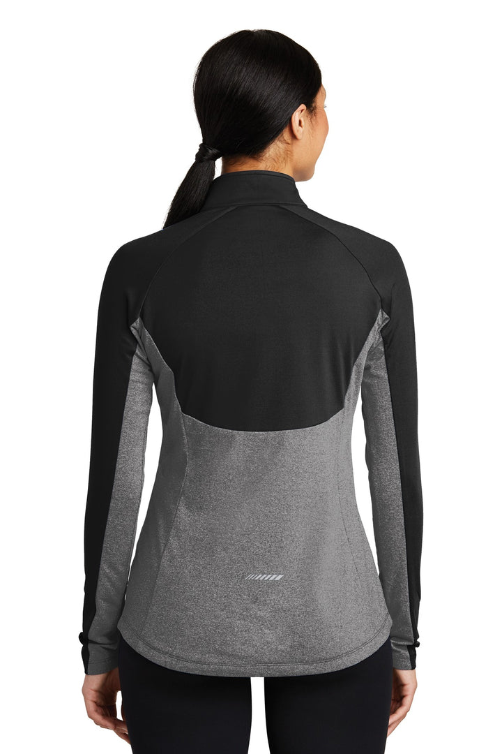 Sport-Tek Women's Sport-Wick Stretch Contrast 1/2-Zip Pullover LST854