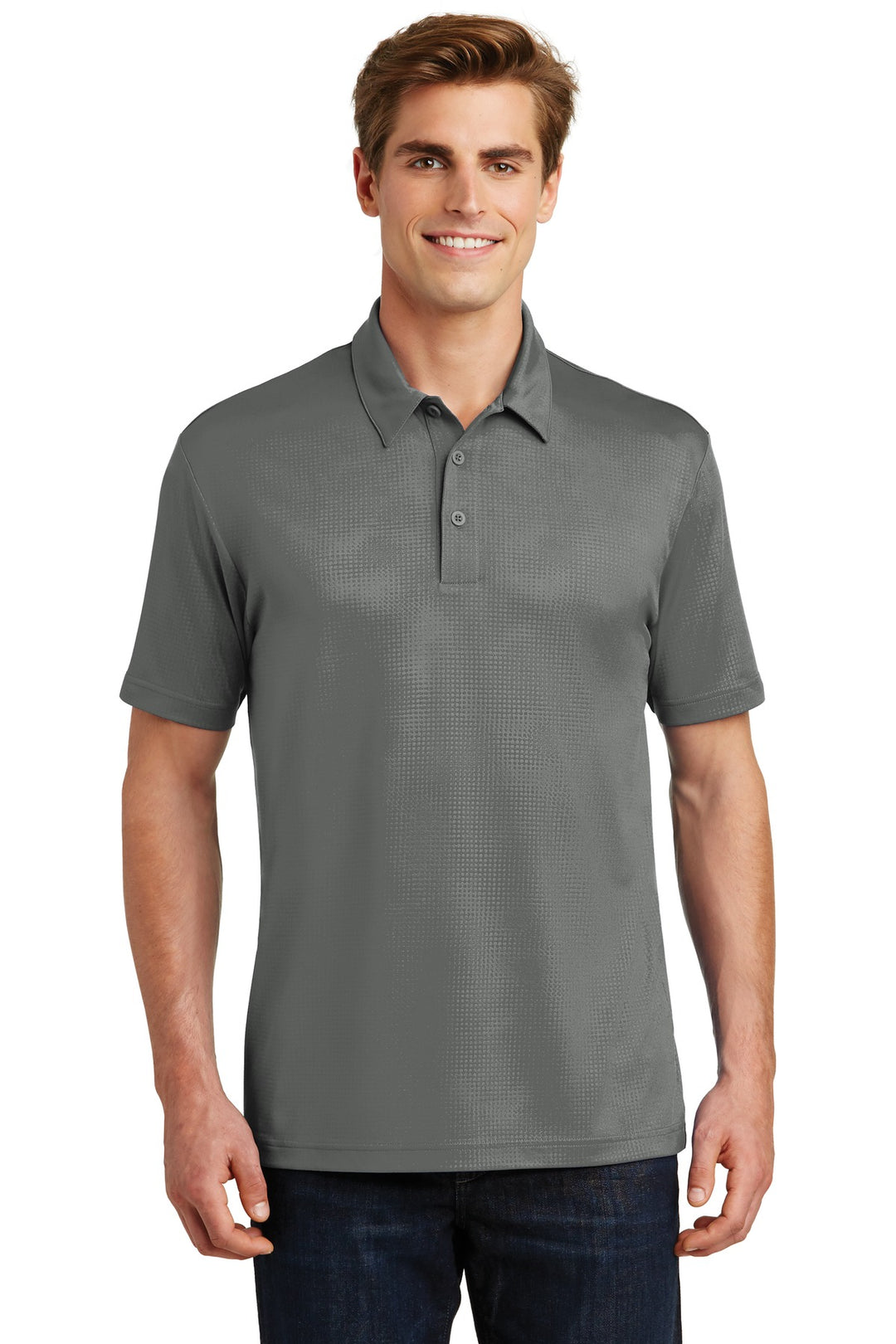 Sport-Tek Women's Embossed PosiCharge Tough Polo. ST630