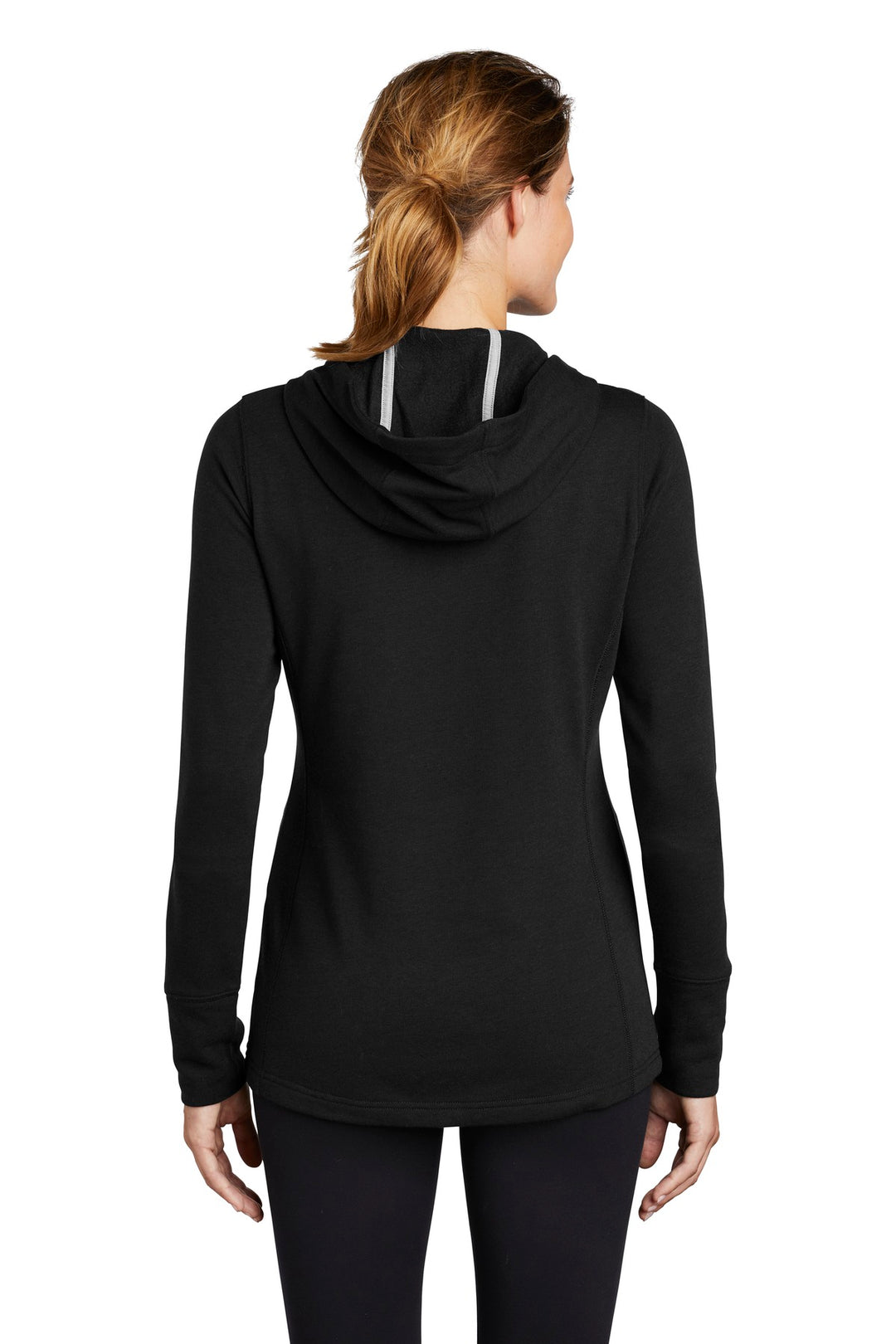 Sport-Tek Women's PosiCharge Tri-Blend Wicking Fleece Hooded Pullover LST296