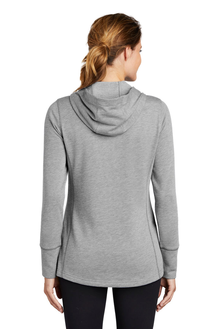 Sport-Tek Women's PosiCharge Tri-Blend Wicking Fleece Hooded Pullover LST296