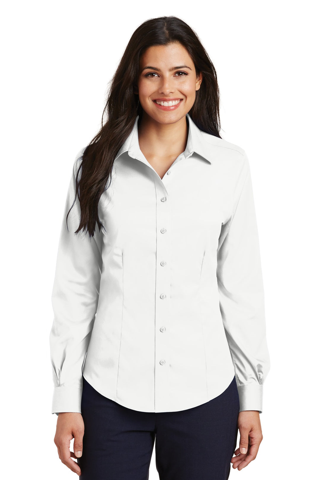 Port Authority Women's Non-Iron Twill Shirt. L638