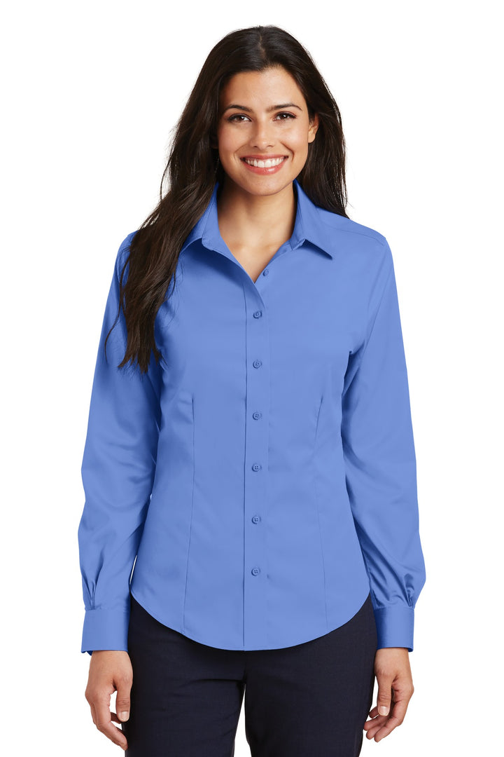 Port Authority Women's Non-Iron Twill Shirt. L638