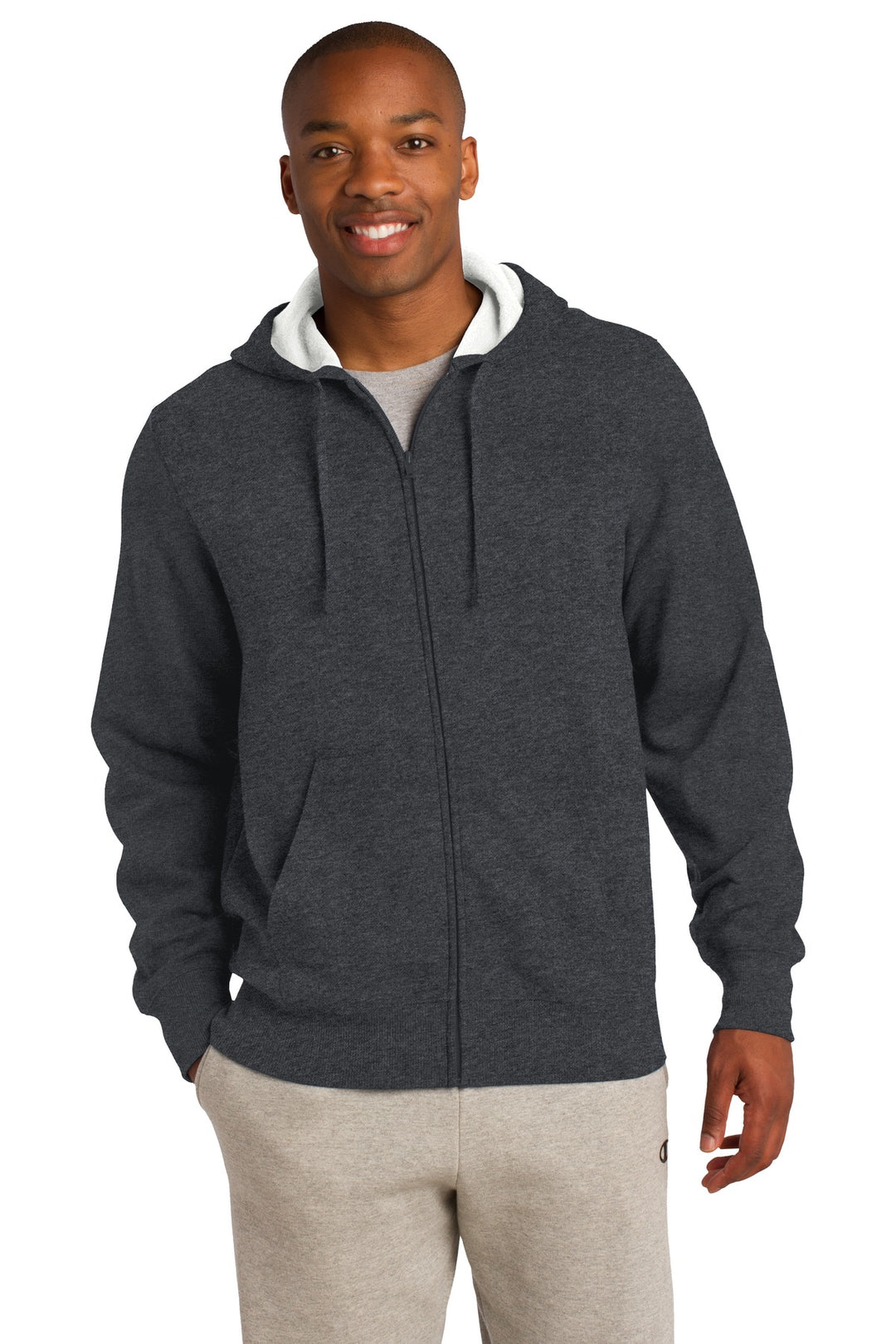 Sport-Tek Men's Full-Zip Hooded Sweatshirt