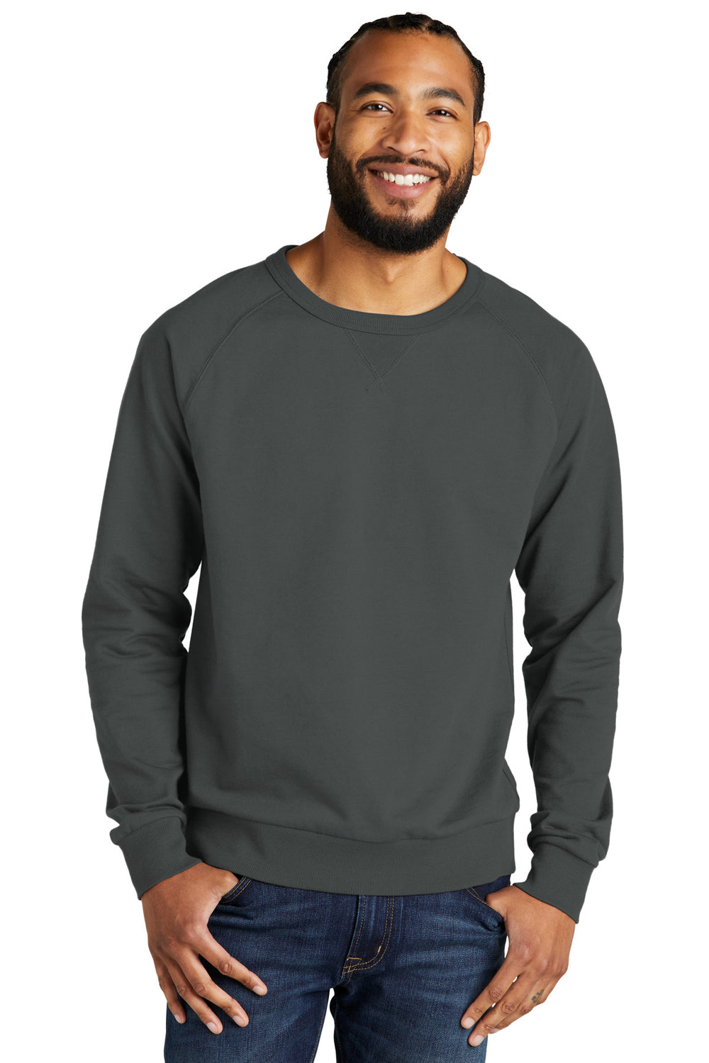 Allmade Men's Organic French Terry Crewneck Sweatshirt AL4004 Allmade